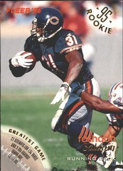 #26 Rashaan Salaam - Chicago Bears - 1996 Fleer Football