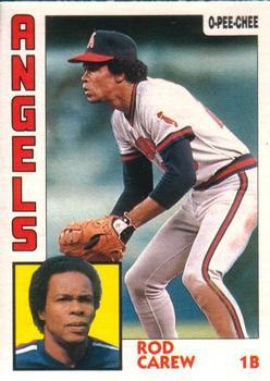 #26 Rod Carew - California Angels - 1984 O-Pee-Chee Baseball