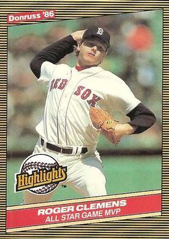 #26 Roger Clemens - Boston Red Sox - 1986 Donruss Highlights Baseball
