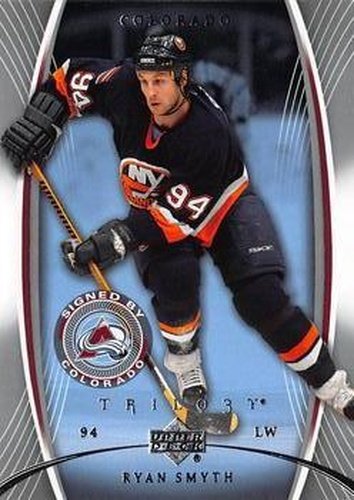 #26 Ryan Smyth - Colorado Avalanche - 2007-08 Upper Deck Trilogy Hockey