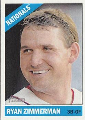 #26 Ryan Zimmerman - Washington Nationals - 2015 Topps Heritage Baseball