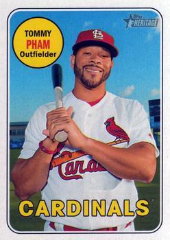 #26 Tommy Pham - St. Louis Cardinals - 2018 Topps Heritage Baseball