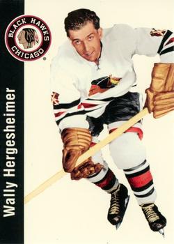 #26 Wally Hergesheimer - Chicago Blackhawks - 1994 Parkhurst Missing Link 1956-57 Hockey