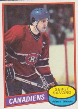 #26 Serge Savard - Montreal Canadiens - 1980-81 O-Pee-Chee Hockey