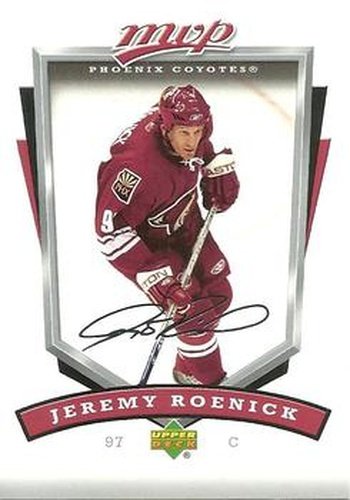 #226 Jeremy Roenick - Phoenix Coyotes - 2006-07 Upper Deck MVP Hockey