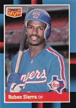 #BC-26 Ruben Sierra - Texas Rangers - 1988 Donruss Baseball - Bonus MVP's