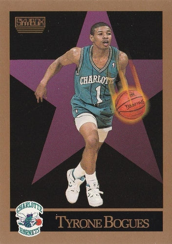 #26 Tyrone Bogues - Charlotte Hornets - 1990-91 SkyBox Basketball