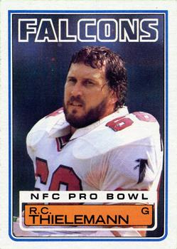 #26 R.C. Thielemann - Atlanta Falcons - 1983 Topps Football