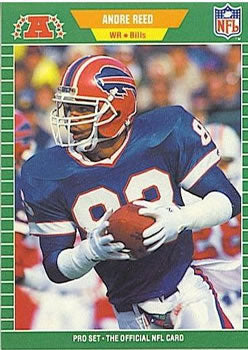 #26 Andre Reed - Buffalo Bills - 1989 Pro Set Football