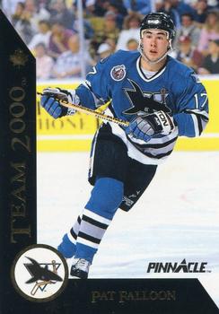 #26 Pat Falloon - San Jose Sharks - 1992-93 Pinnacle Canadian Hockey - Team 2000