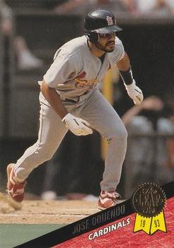 #26 Jose Oquendo - St. Louis Cardinals - 1993 Leaf Baseball