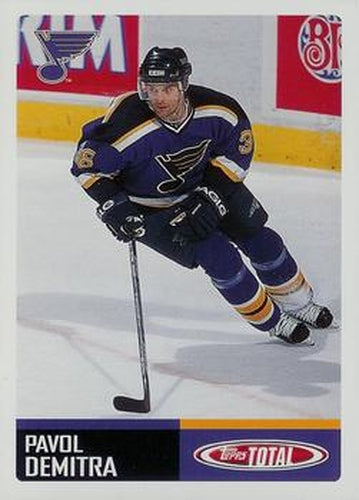 #26 Pavol Demitra - St. Louis Blues - 2002-03 Topps Total Hockey