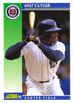 #26 Milt Cuyler - Detroit Tigers - 1992 Score Baseball