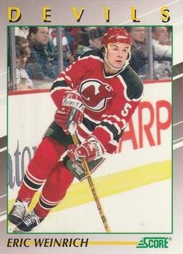#26 Eric Weinrich - New Jersey Devils - 1991-92 Score Young Superstars Hockey