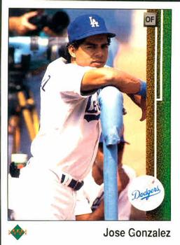 #626 Jose Gonzalez - Los Angeles Dodgers - 1989 Upper Deck Baseball