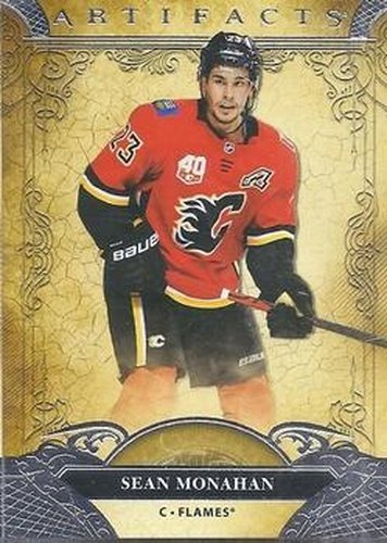 #26 Sean Monahan - Calgary Flames - 2020-21 Upper Deck Artifacts Hockey