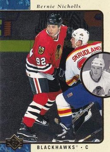 #26 Bernie Nicholls - Chicago Blackhawks - 1995-96 SP Hockey