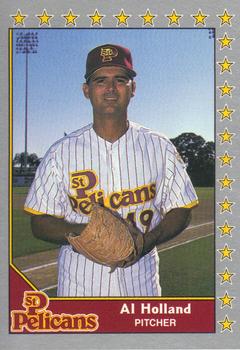 #26 Al Holland - St. Petersburg Pelicans - 1990 Pacific Senior League Baseball