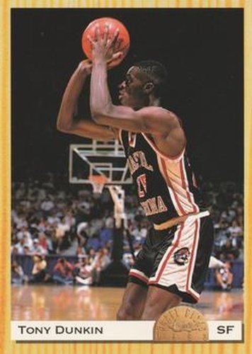 #26 Tony Dunkin - Coastal Carolina Chanticleers - 1993 Classic Draft Picks Basketball