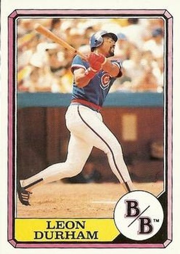#26 Leon Durham - Chicago Cubs - 1987 Topps Boardwalk and Baseball