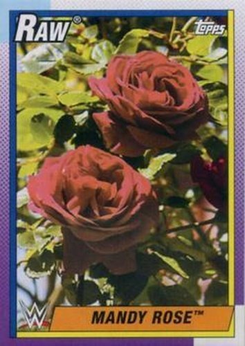 #26b Mandy Rose - Roses - 2021 Topps Heritage WWE Wrestling