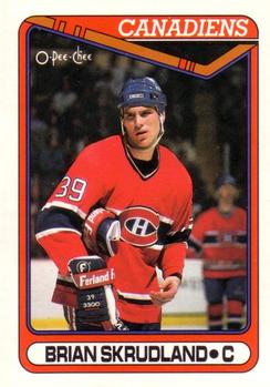 #270 Brian Skrudland - Montreal Canadiens - 1990-91 O-Pee-Chee Hockey