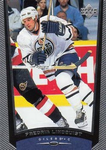 #270 Fredrik Lindquist - Edmonton Oilers - 1998-99 Upper Deck Hockey