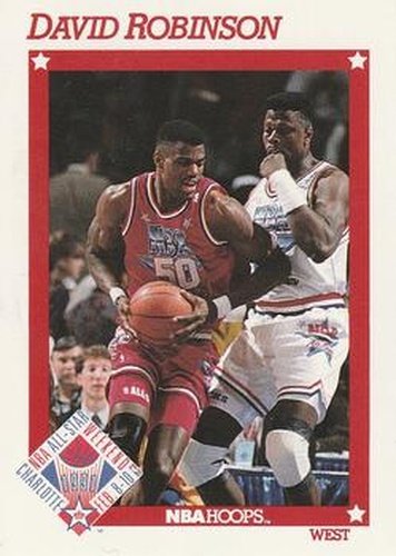 #270 David Robinson - San Antonio Spurs - 1991-92 Hoops Basketball