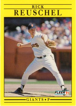#270 Rick Reuschel - San Francisco Giants - 1991 Fleer Baseball