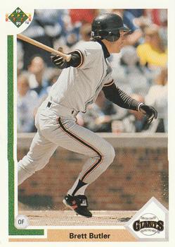 #270 Brett Butler - San Francisco Giants - 1991 Upper Deck Baseball