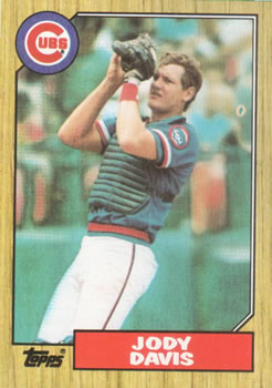 #270 Jody Davis - Chicago Cubs - 1987 Topps Baseball