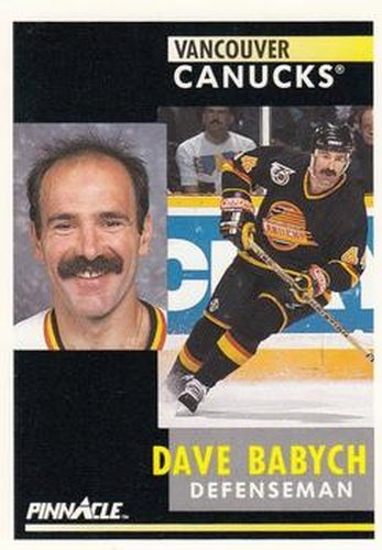 #270 Dave Babych - Vancouver Canucks - 1991-92 Pinnacle Hockey