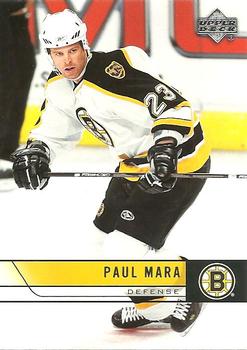 #270 Paul Mara - Boston Bruins - 2006-07 Upper Deck Hockey