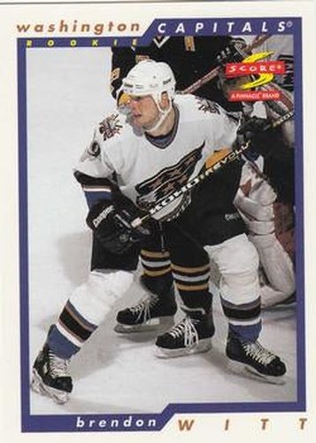 #270 Brendan Witt - Washington Capitals - 1996-97 Score Hockey
