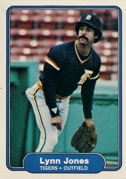 #270 Lynn Jones - Detroit Tigers - 1982 Fleer Baseball