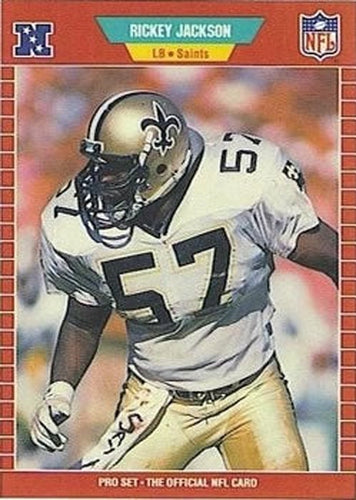 #270 Rickey Jackson - New Orleans Saints - 1989 Pro Set Football