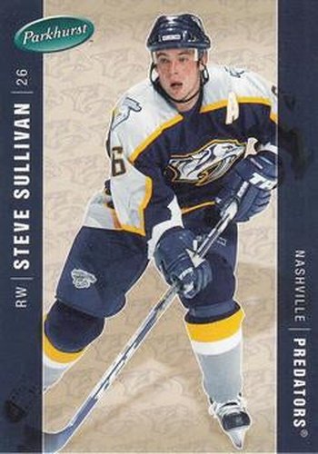 #270 Steve Sullivan - Nashville Predators - 2005-06 Parkhurst Hockey