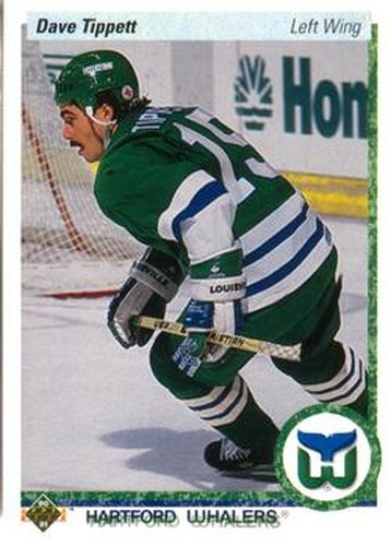 #270 Dave Tippett - Hartford Whalers - 1990-91 Upper Deck Hockey