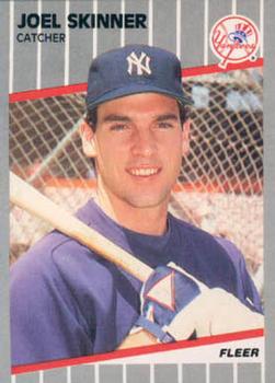 #270 Joel Skinner - New York Yankees - 1989 Fleer Baseball