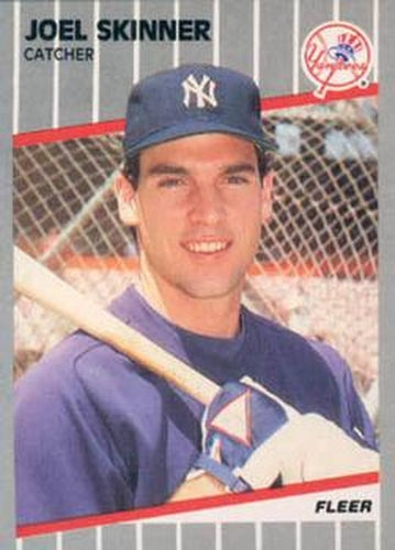 #270 Joel Skinner - New York Yankees - 1989 Fleer Baseball