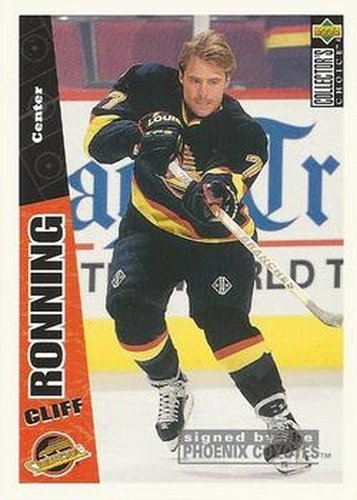 #270 Cliff Ronning - Phoenix Coyotes - 1996-97 Collector's Choice Hockey