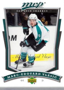 #270 Marc-Edouard Vlasic - San Jose Sharks - 2007-08 Upper Deck MVP Hockey