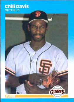#270 Chili Davis - San Francisco Giants - 1987 Fleer Baseball