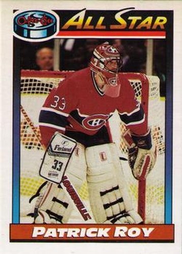 #270 Patrick Roy - Montreal Canadiens - 1991-92 O-Pee-Chee Hockey