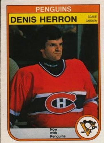 #270 Denis Herron - Pittsburgh Penguins - 1982-83 O-Pee-Chee Hockey