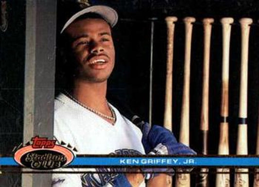 #270 Ken Griffey Jr. - Seattle Mariners - 1991 Stadium Club Baseball