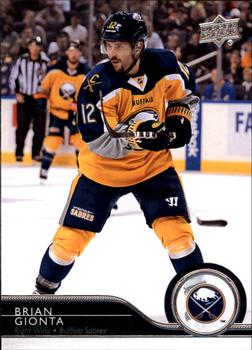 #270 Brian Gionta - Buffalo Sabres - 2014-15 Upper Deck Hockey