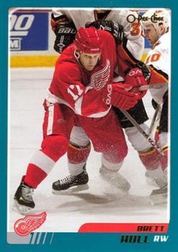 #270 Brett Hull - Detroit Red Wings - 2003-04 O-Pee-Chee Hockey