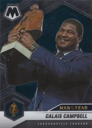 #270 Calais Campbell - Jacksonville Jaguars - 2021 Panini Mosaic Football