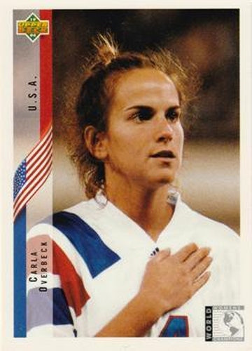 #270 Carla Overbeck - USA - 1994 Upper Deck World Cup Contenders English/Spanish Soccer